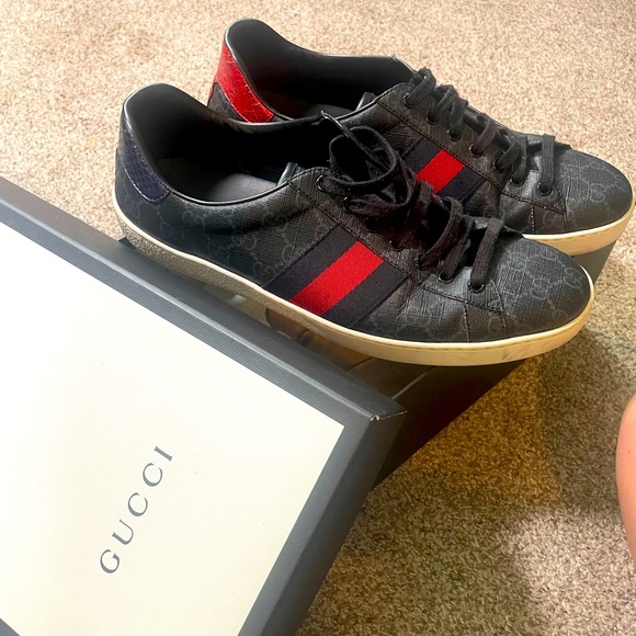 Gucci - Supreme Ace Sneakers Size 12